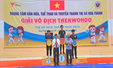 Giải vô địch Taekwondo thị xã Hoà Thành năm 2023 