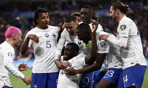 Vòng loại Euro 2024 > Gibraltar - Pháp (1 giờ 45 ngày 17/6): Thắng đậm trên đất khách