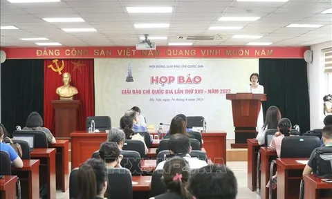 124 tác phẩm đoạt Giải Báo chí Quốc gia lần thứ XVII, năm 2022
