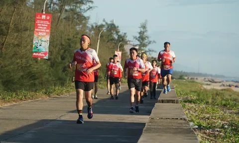 Ngày chạy Olympic vì sức khỏe cộng đồng tại xã Tam Thanh