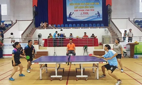 Giải Bóng bàn tỉnh Phú Yên mở rộng năm 2023 - Cup PVOIL Phú Yên