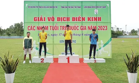 Giải Điền kinh các nhóm tuổi trẻ Quốc gia 2023: Công an Nhân dân giành ngôi nhất toàn đoàn