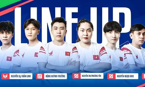 Tuyển Liên Quân Mobile Việt Nam công bố đội hình dự Road to Asian Games 2022