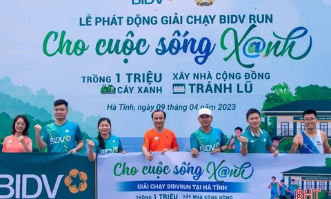 Hơn 300 vận động viên tham gia giải Chạy “BIDV Run - Cho cuộc sống xanh 2023”