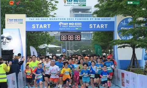 Giải Chạy Tay Ho Half Marathon 2023 - Powered by BIM Group: Thử thách chạy bộ đổi cây xanh 