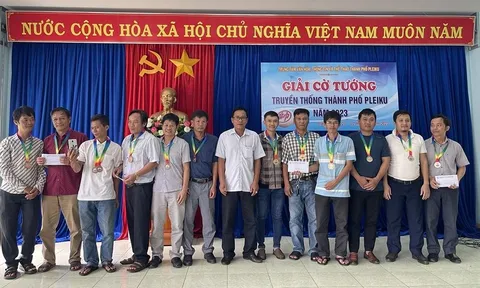 Giải cờ Tướng truyền thống thành phố Pleiku năm 2023