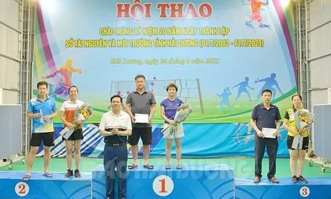 Hội thao ngành Tài nguyên và Môi trường tỉnh Hải Dương
