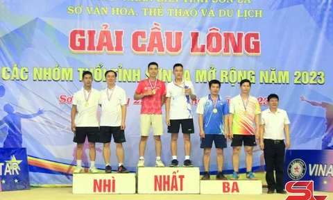 Giải Cầu lông các nhóm tuổi tỉnh Sơn La mở rộng năm 2023