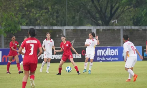 Giải Bóng đá U19 nữ Đông Nam Á 2023: Việt Nam thắng đậm Singapore trong trận mở màn