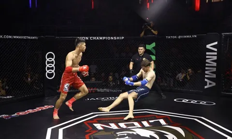Võ sĩ MMA Việt Nam lập kỷ lục khi hạ đối thủ người Anh sau 18 giây tại LION Championship 07