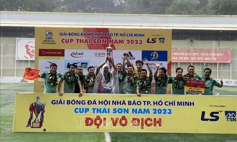 Giải Bóng đá Hội Nhà báo TP.HCM: Đài Truyền hình Thành phố Hồ Chí Minh bảo vệ thành công chức vô địch