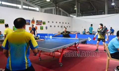 Giải Cầu lông - Bóng bàn trung, cao tuổi tỉnh Lào Cai năm 2023