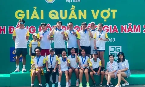 TP.HCM dẫn đầu tại giải Quần vợt đồng đội quốc gia 2023