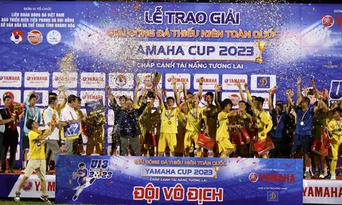 Giải Bóng đá Thiếu niên (U13) toàn quốc - Yamaha Cup 2023: U13 Sông Lam Nghệ An đăng quang ngôi vô địch