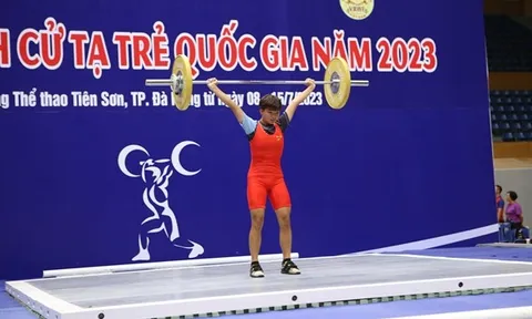 Giải vô địch Cử tạ trẻ toàn quốc 2023: Hà Nội giành ngôi nhất toàn đoàn