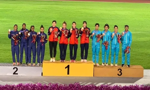 Giải Điền kinh vô địch châu Á 2023: Việt Nam giành huy chương vàng tiếp sức 4x400m nữ