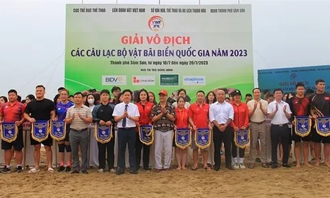 200 vận động viên tham Giải vô địch các CLB Vật bãi biển quốc gia 2023