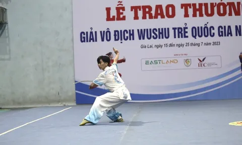Khởi tranh giải Wushu trẻ toàn quốc 2023