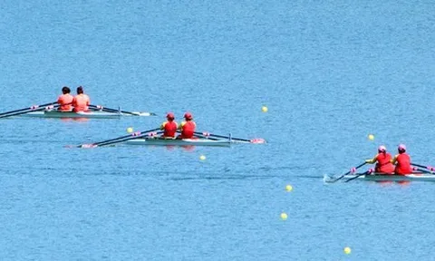 Hải Dương đứng đầu giải Rowing trẻ quốc gia 2023