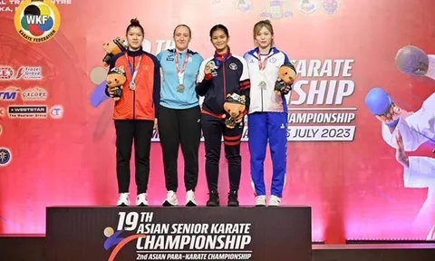 Giải Karate vô địch châu Á 2023: Việt Nam giành huy chương bạc