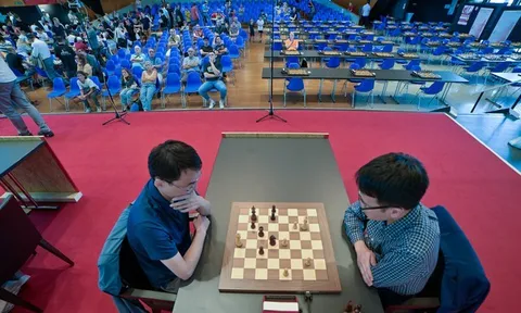 Lê Quang Liêm giành được 8,5 điểm nội dung cờ Chớp ở Festival cờ Vua Biel Grandmaster