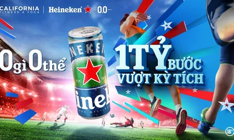 Heineken® 0.0 cùng 10.000 người hoàn thành kỳ tích 1 tỷ bước chân
