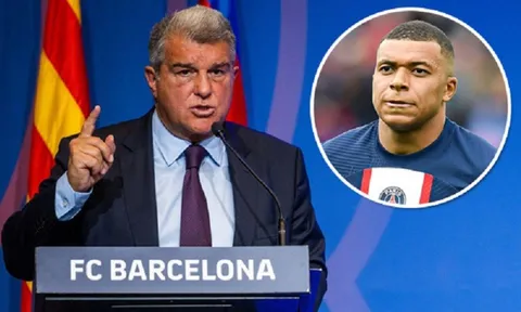 Barca bác tin đồn quan tâm tới Kylian Mbappe