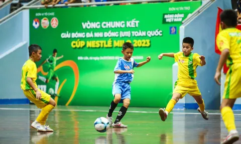 Xác định được 4 đội bóng vào bán kết giải Bóng đá Nhi đồng (U11) toàn quốc - Cúp Nestlé MILO 2023
