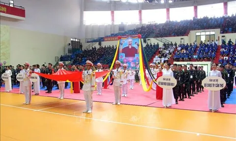 Khai mạc Hội thao Võ chiến đấu tay không các Câu lạc bộ Võ thuật toàn quân năm 2023​