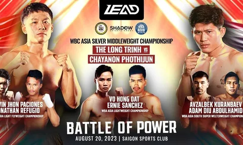 Sự kiện tranh đai Boxing WBC và WBA sẽ có 12 trận đấu