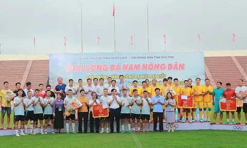 Thanh Ba vô địch giải Bóng đá nam Nông dân tỉnh Phú Thọ năm 2023