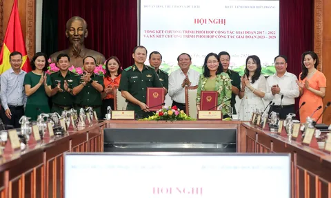 Bộ VHTTDL và Bộ Tư lệnh Bộ đội Biên phòng tổng kết Chương trình phối hợp công tác giai đoạn 2017-2022 và ký kết Chương trình phối hợp công tác giai đoạn 2023-2028 
