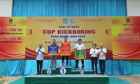 Hà Nội giành giải Nhất toàn đoàn Giải vô địch Cup KickBoxing toàn quốc năm 2023