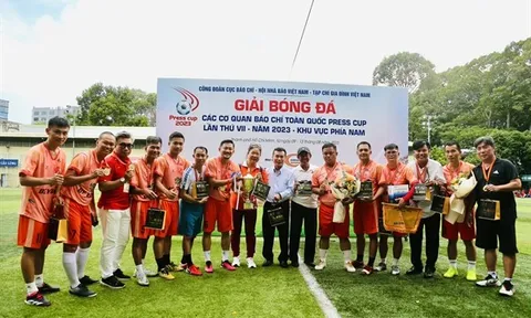 Bế mạc Giải bóng đá các cơ quan báo chí toàn quốc 2023 - khu vực phía Nam