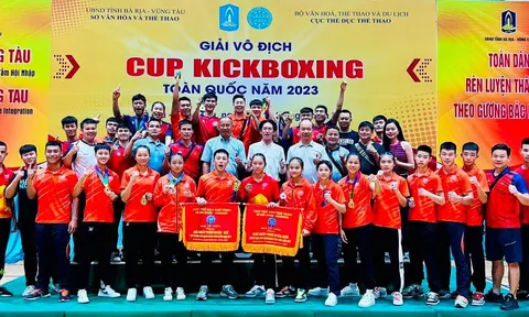 Giải vô địch Cup KickBoxing toàn quốc 2023: Hà Nội giành ngôi nhất toàn đoàn