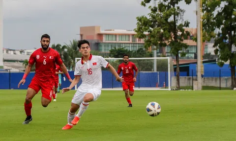 Huấn luyện viên Hoàng Anh Tuấn hài lòng về các học trò sau trận giao hữu với U23 Bahrain