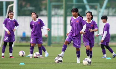 Đội tuyển U17 nữ quốc gia tập trung chuẩn bị cho giải châu Á 2024