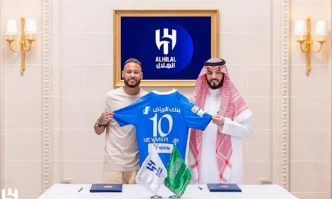 Neymar nhận đãi ngộ như "ông hoàng" khi hoàn tất hợp đồng với câu lạc bộ Al Hilal
