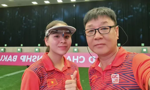 Vào tốp 5 thế giới, xạ thủ Trịnh Thu Vinh giành vé tham dự Olympic Paris 2024