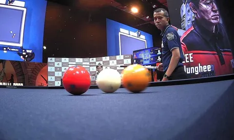 Trần Quyết Chiến vào vòng 16 giải Carom 3 băng World Survival 2023