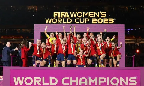 Đánh bại tuyển Anh, Tây Ban Nha lần đầu tiên vô địch World Cup nữ
