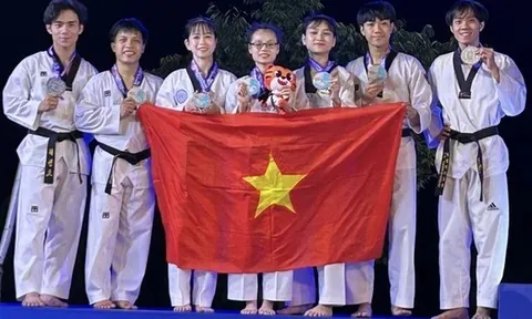 Việt Nam đoạt huy chương đồng giải vô địch đồng đội biểu diễn Taekwondo thế giới lần I