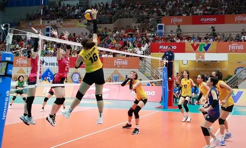 Đội Việt Nam 1 và 2 thắng trận thứ tư liên tiếp tại giải Bóng chuyền nữ quốc tế VTV