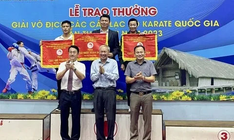Đồng Tháp dẫn đầu tại giải vô địch các câu lạc bộ Karate quốc gia 2023