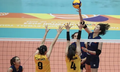 Giải Bóng chuyền nữ quốc tế VTV Cup 2023: Đội Việt Nam 1 giành ngôi nhất vòng loại