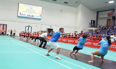 Hội khỏe công nhân, viên chức, lao động, lực lượng vũ trang và sinh viên quận Cầu Giấy năm 2023
