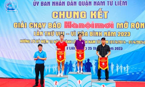 Giải chạy Báo Hànộimới quận Nam Từ Liêm