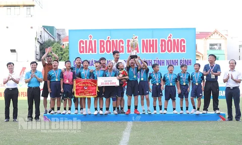 Tam Điệp vô địch giải Bóng đá nhi đồng Cúp Phát thanh - Truyền hình tỉnh Ninh Bình năm 2023