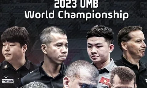 Phương Vinh và Quyết Chiến dự giải Billiards Carom 3 băng vô địch thế giới 2023 tại Thổ Nhĩ Kỳ