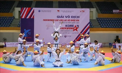 Khai mạc giải vô địch Taekwondo các câu lạc bộ Quốc gia